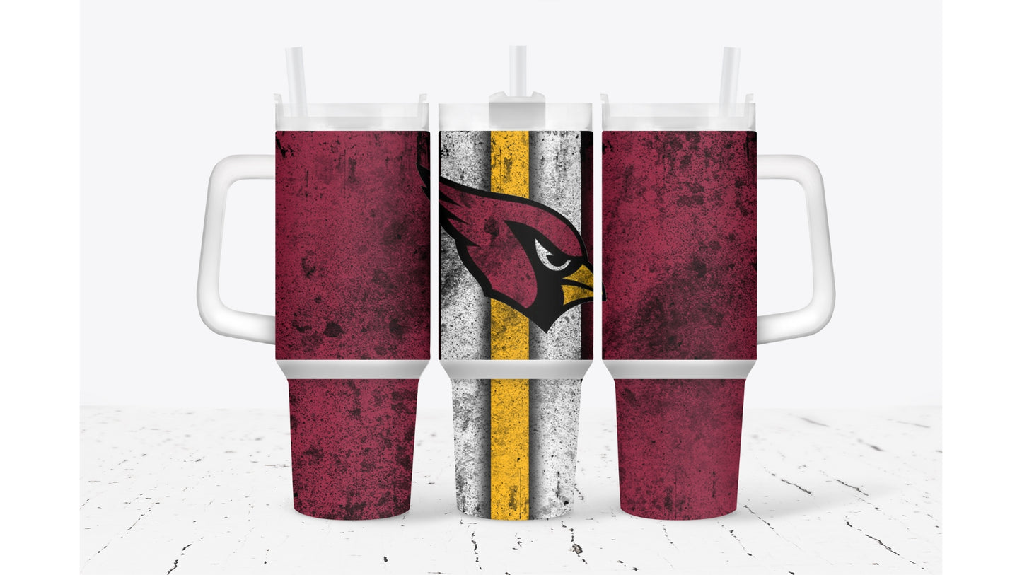 Cardinals Smudged Tumbler