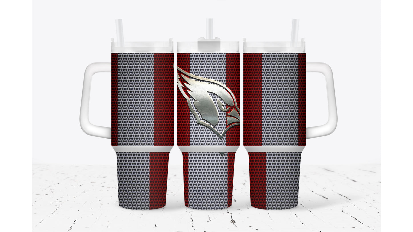 Cardinals Grey Tumbler