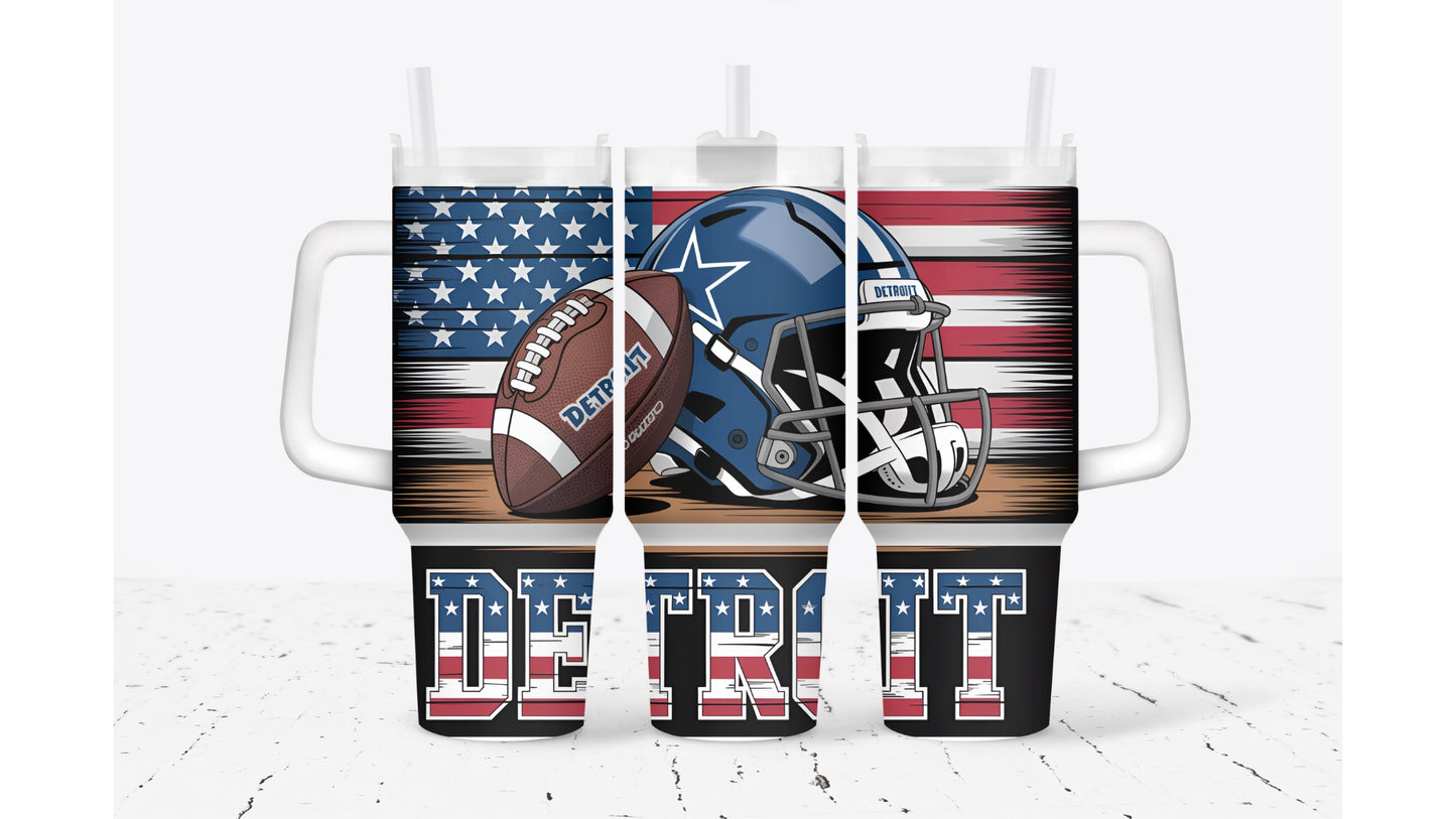 Detroit Helmet Tumbler