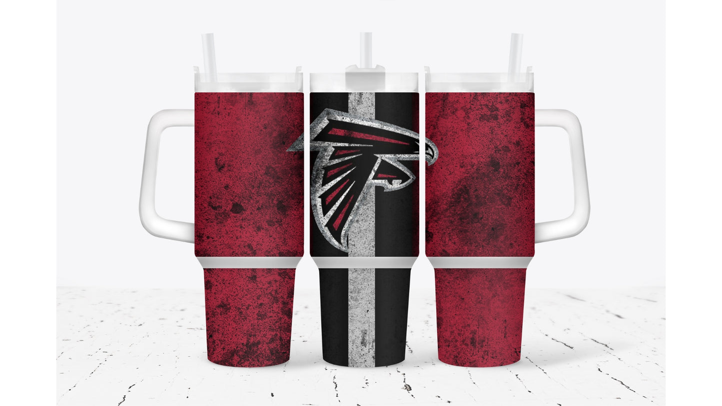 Falcons Smudged Tumbler