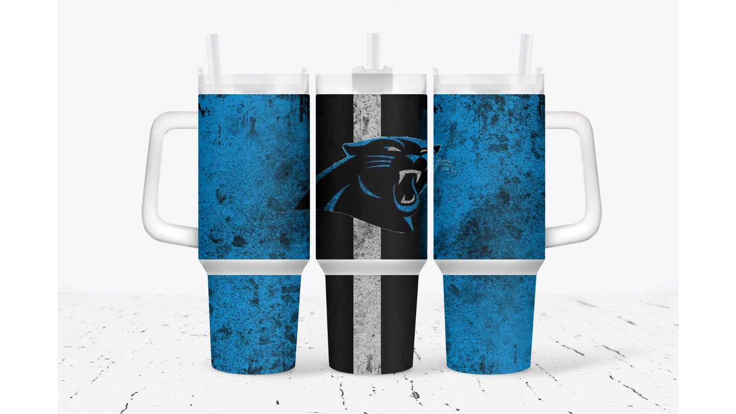 Panthers Smudged Tumbler