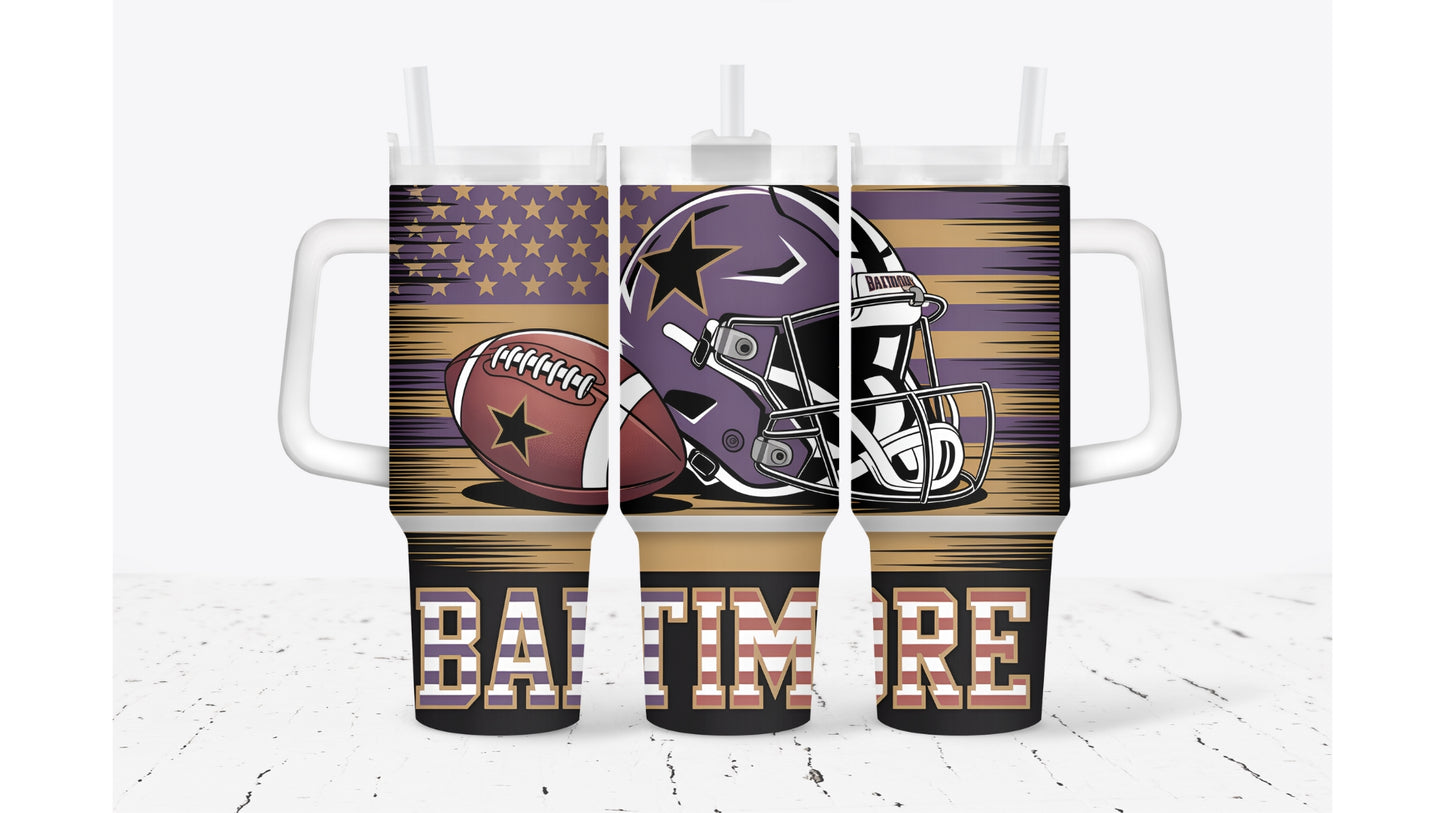 Baltimore Helmet Tumbler