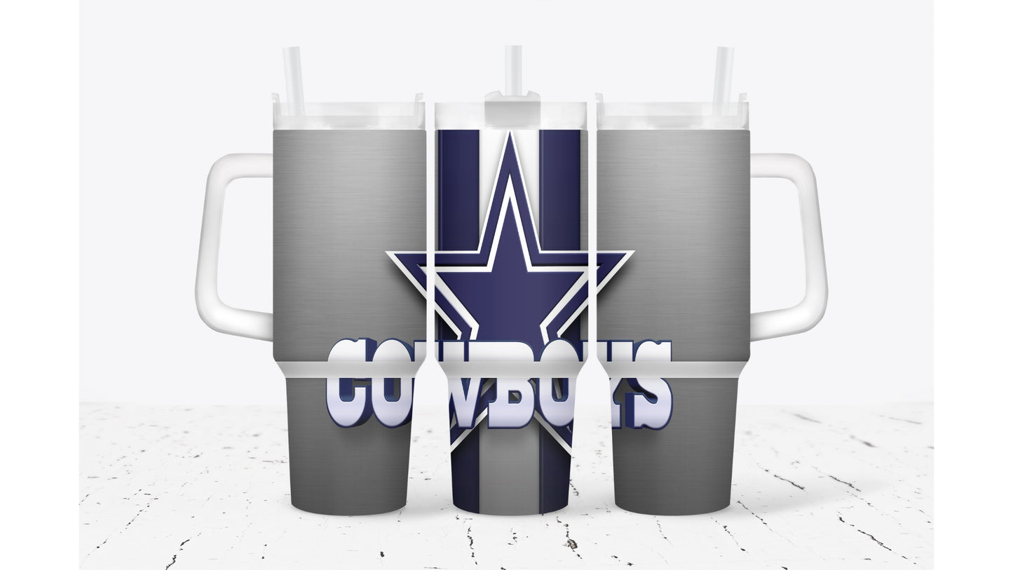 Cowboys Simple Tumbler