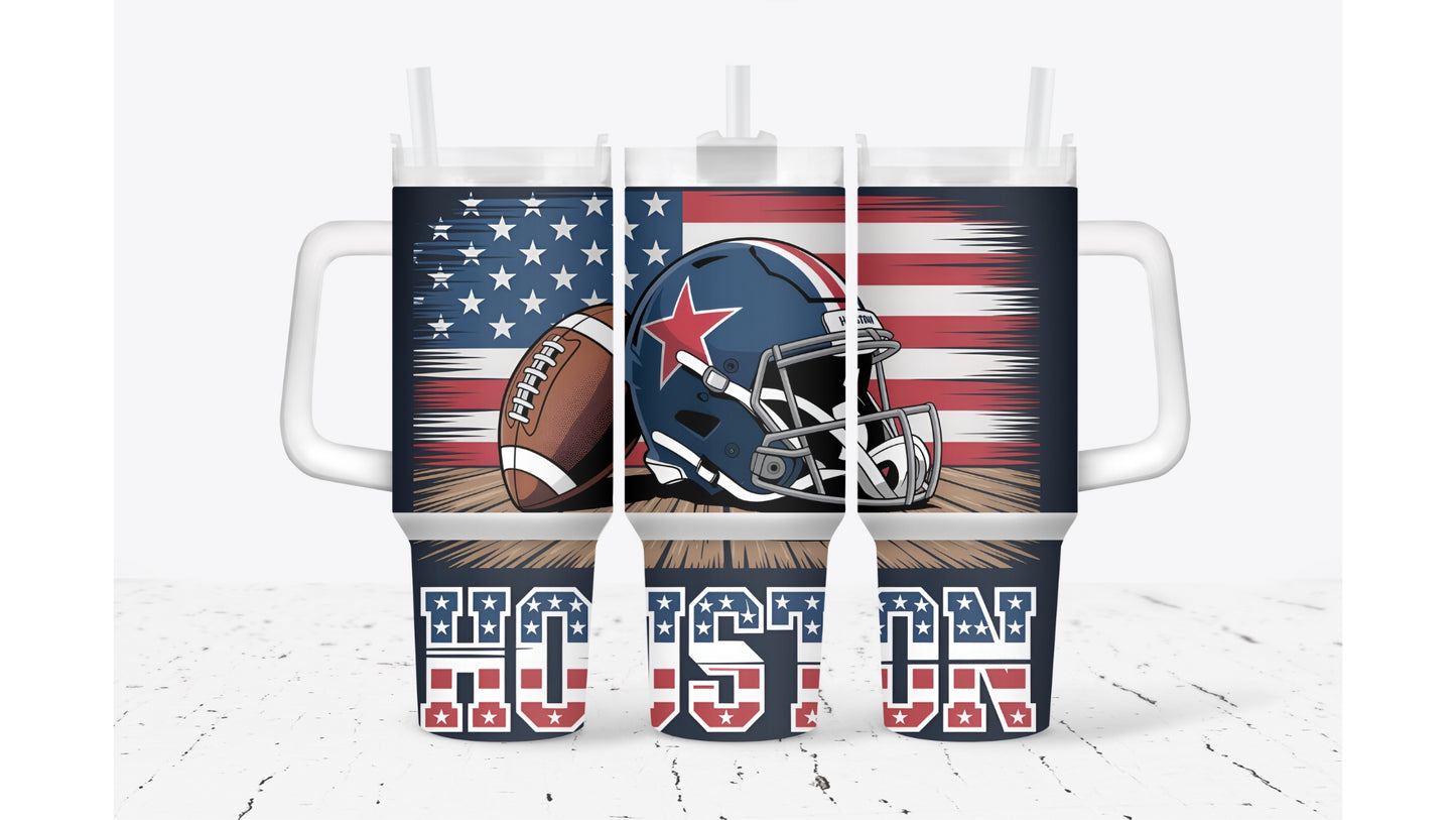 Houston Helmet Tumbler