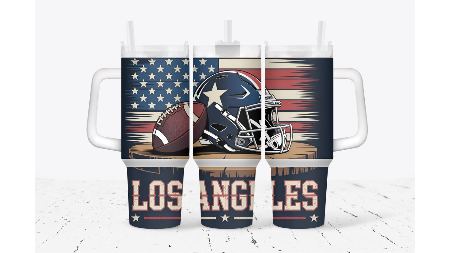 Los Angeles Helmet Tumbler