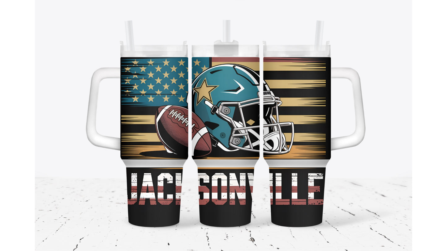 Jacksonville Helmet Tumbler