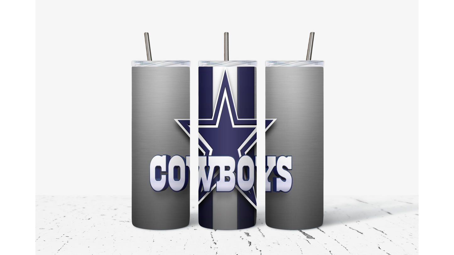 Cowboys Simple Tumbler