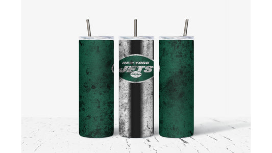 Jets Smudged Tumbler