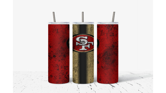 49ers Smudged Tumbler