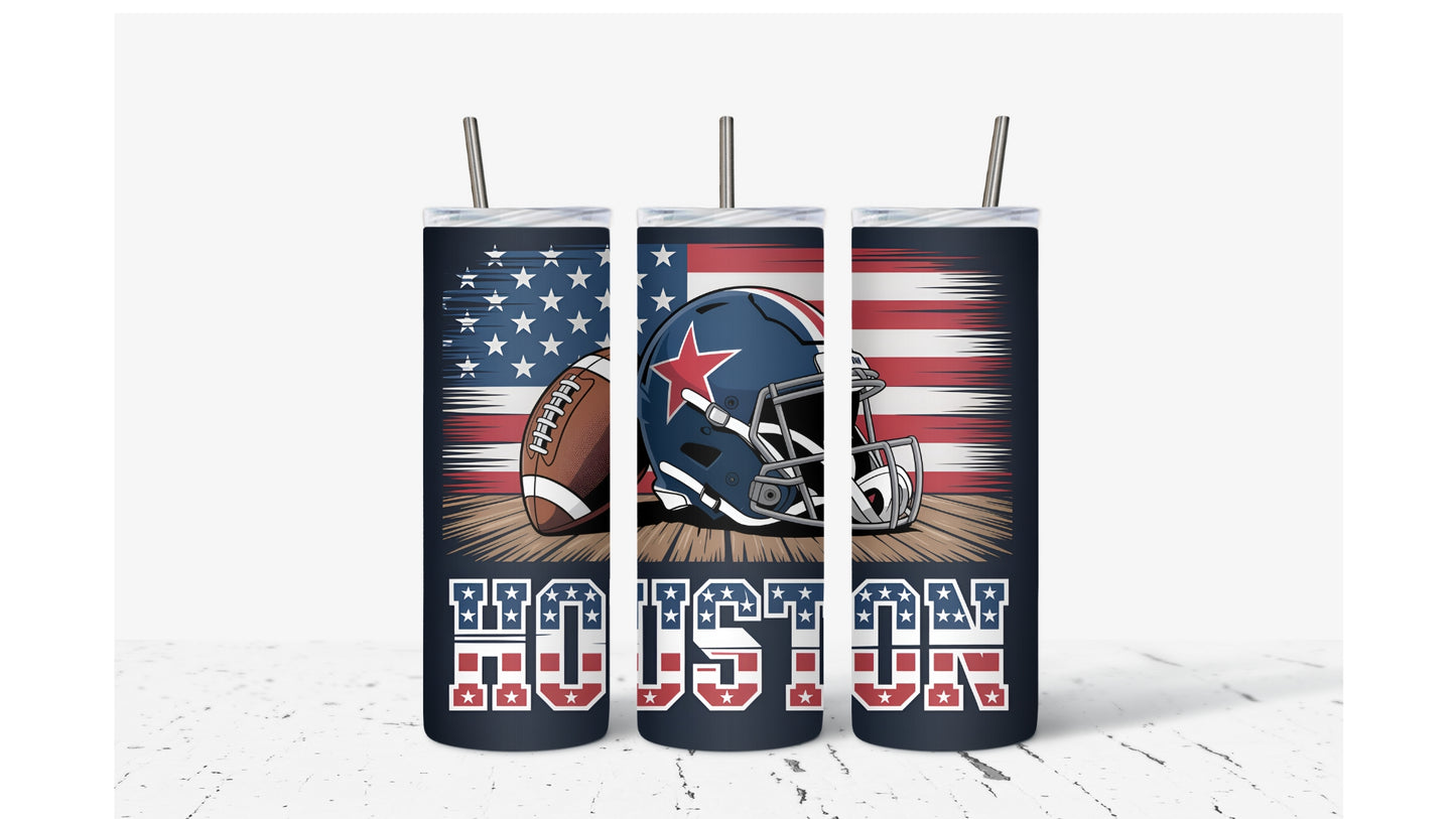 Houston Helmet Tumbler