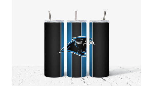 Panthers Stripe Tumbler
