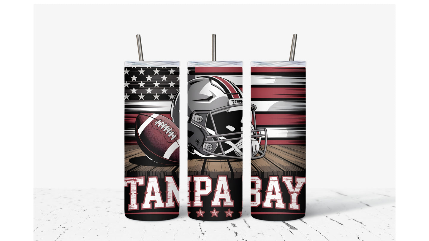 Tampa Bay Helmet Tumbler