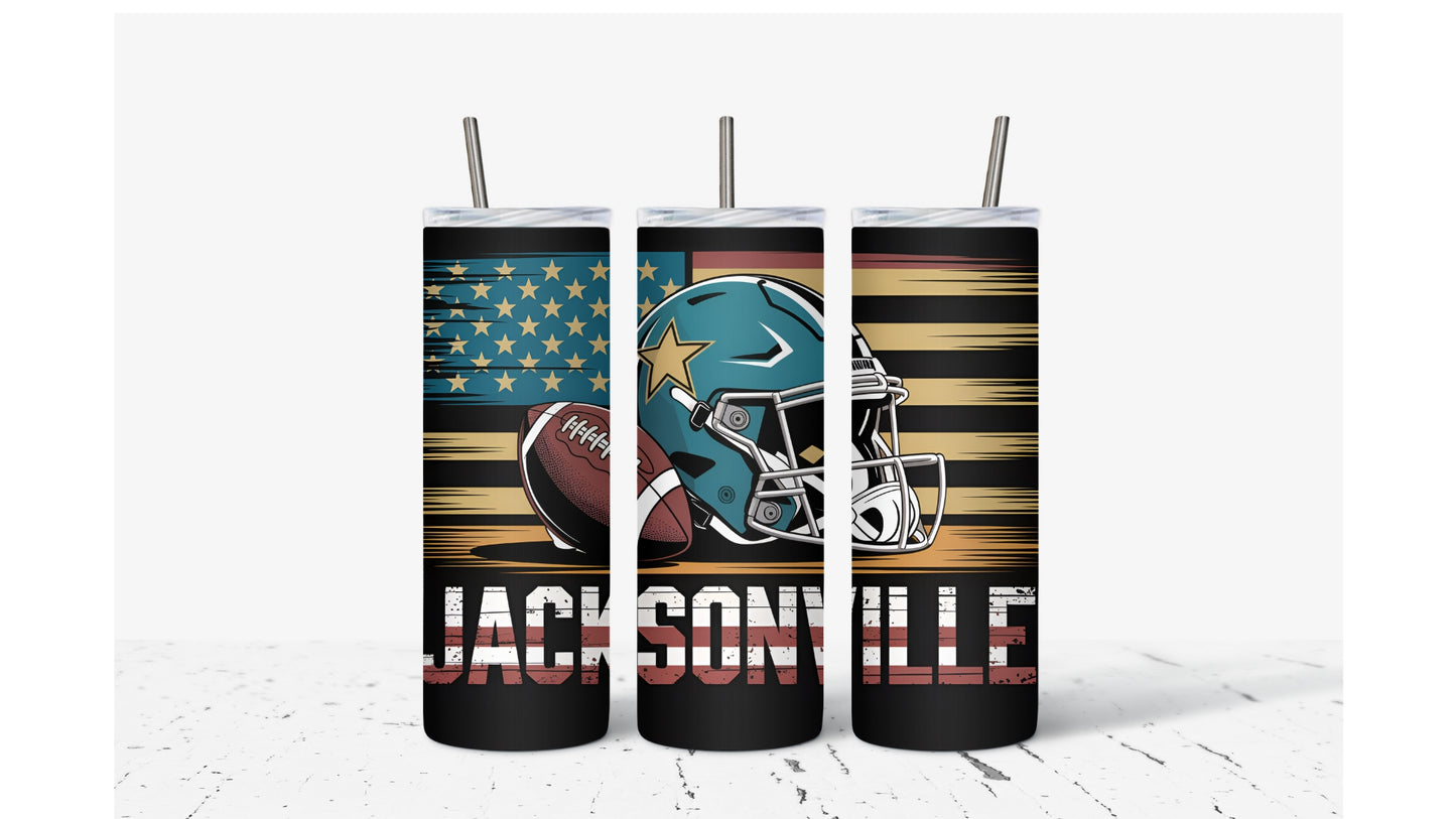 Jacksonville Helmet Tumbler