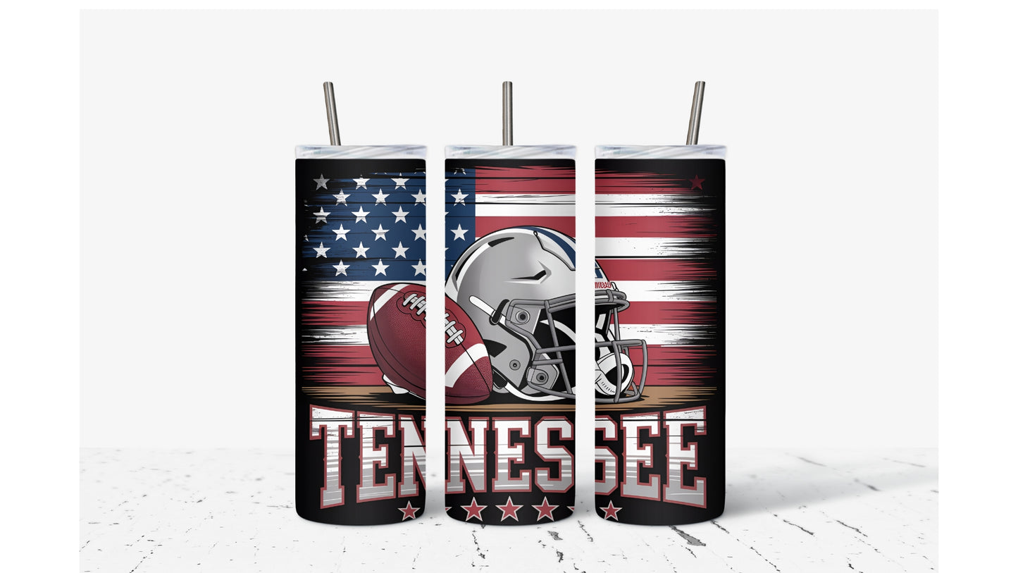 Tennessee Helmet Tumbler