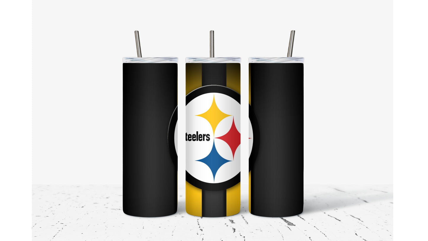 Steelers Stripe Tumbler