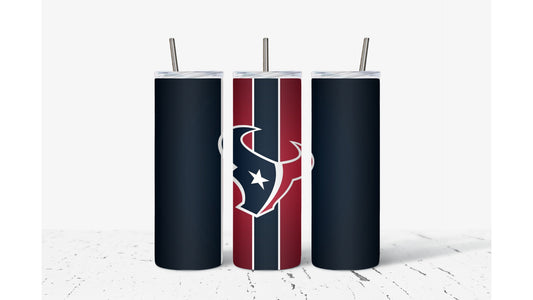 Texans Stripe Tumbler