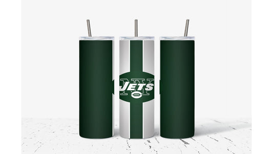 Jets Stripe Tumbler