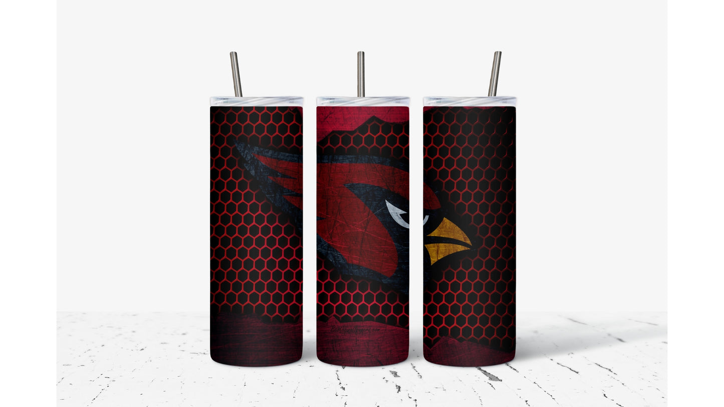 Cardinals Honeycomb Tumbler