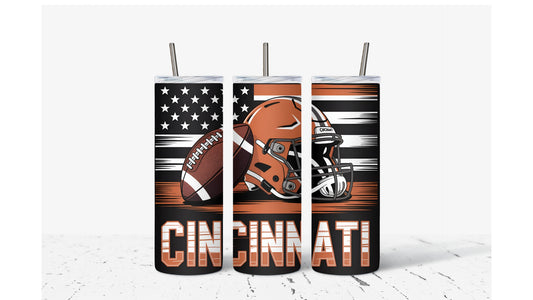 Cincinnati Helmet Tumbler