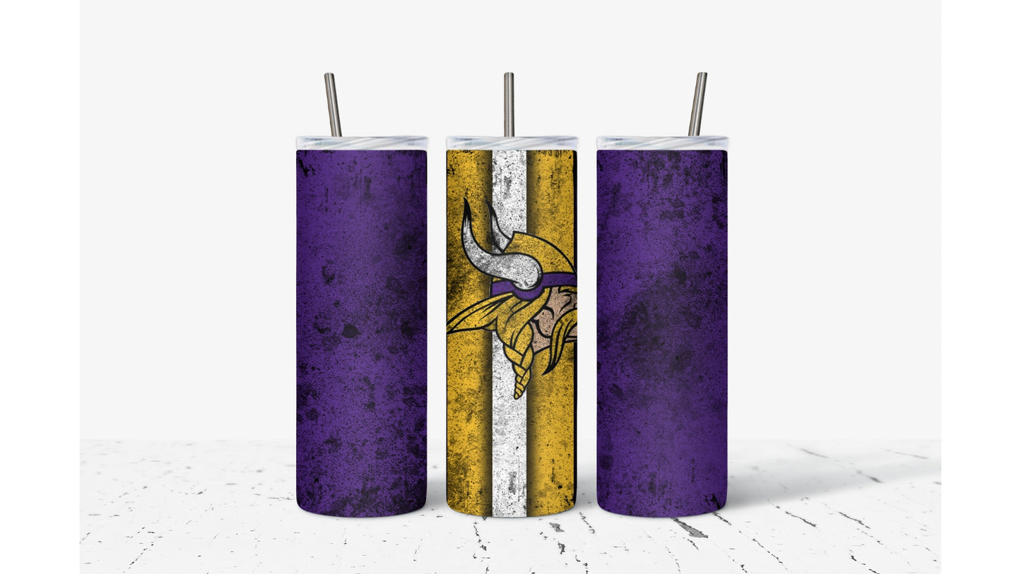 Vikings Smudged Tumbler