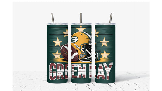 Green Bay Helmet Tumbler
