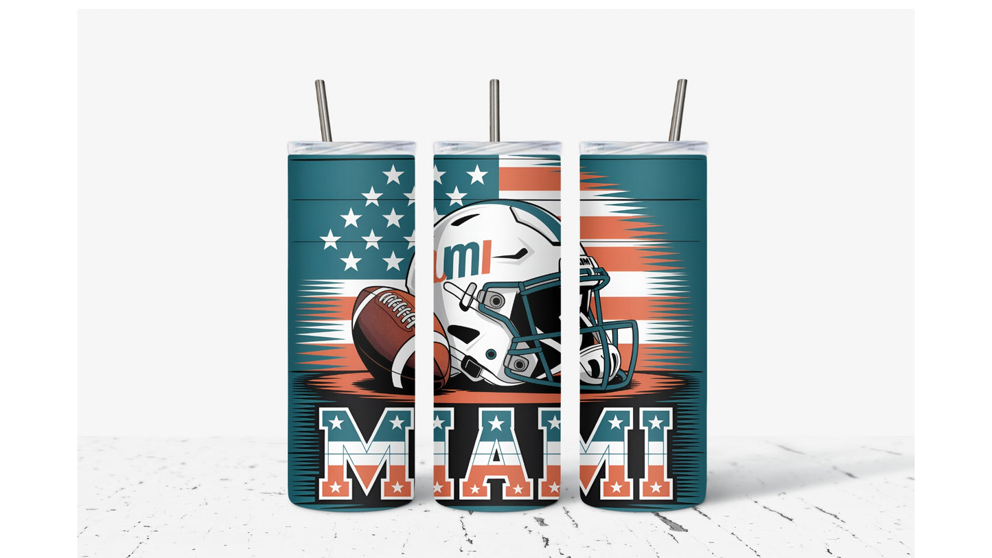 Miami Helmet Tumbler