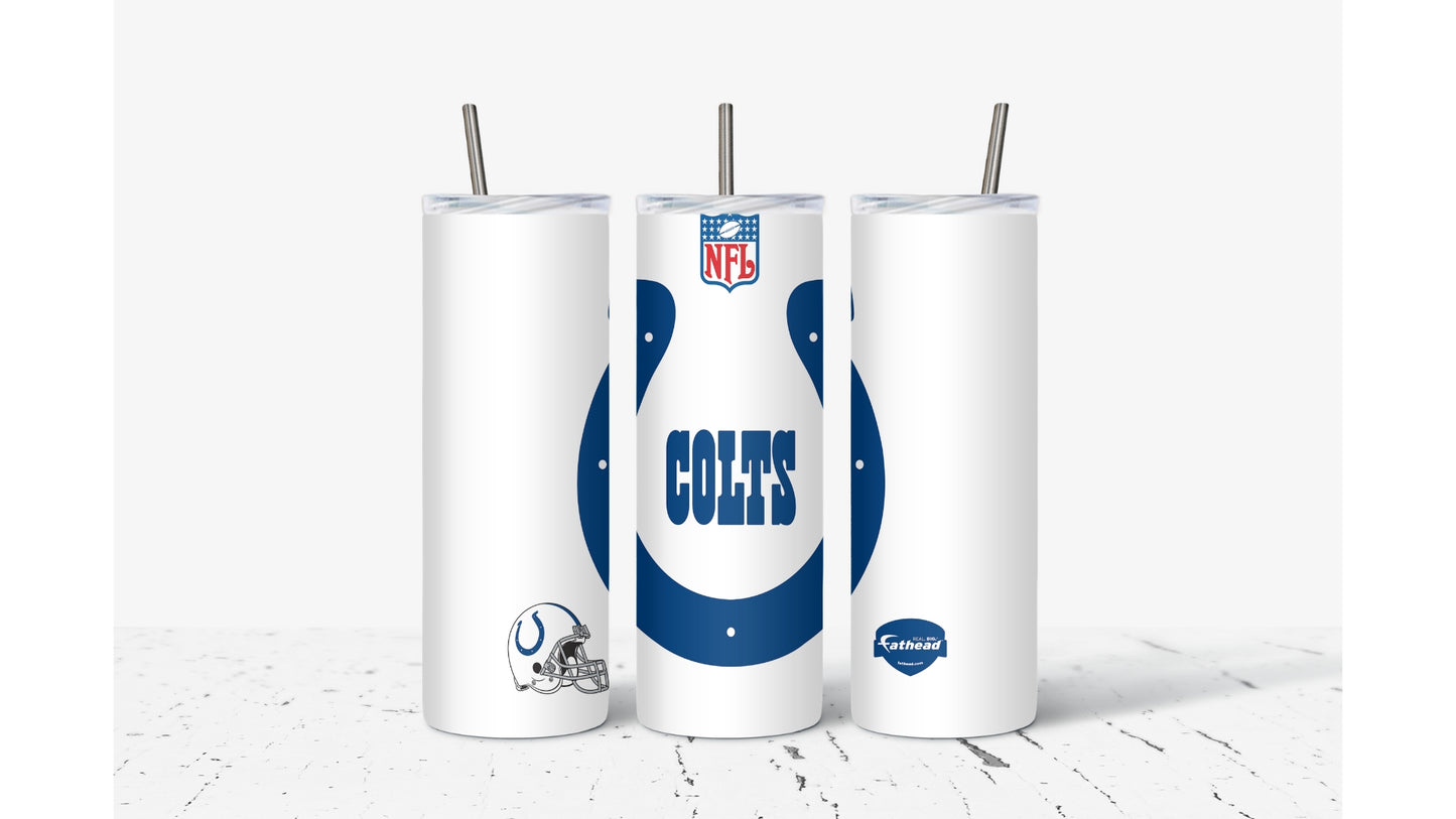 Colts White Tumbler
