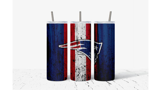 Patriots Smudged Tumbler