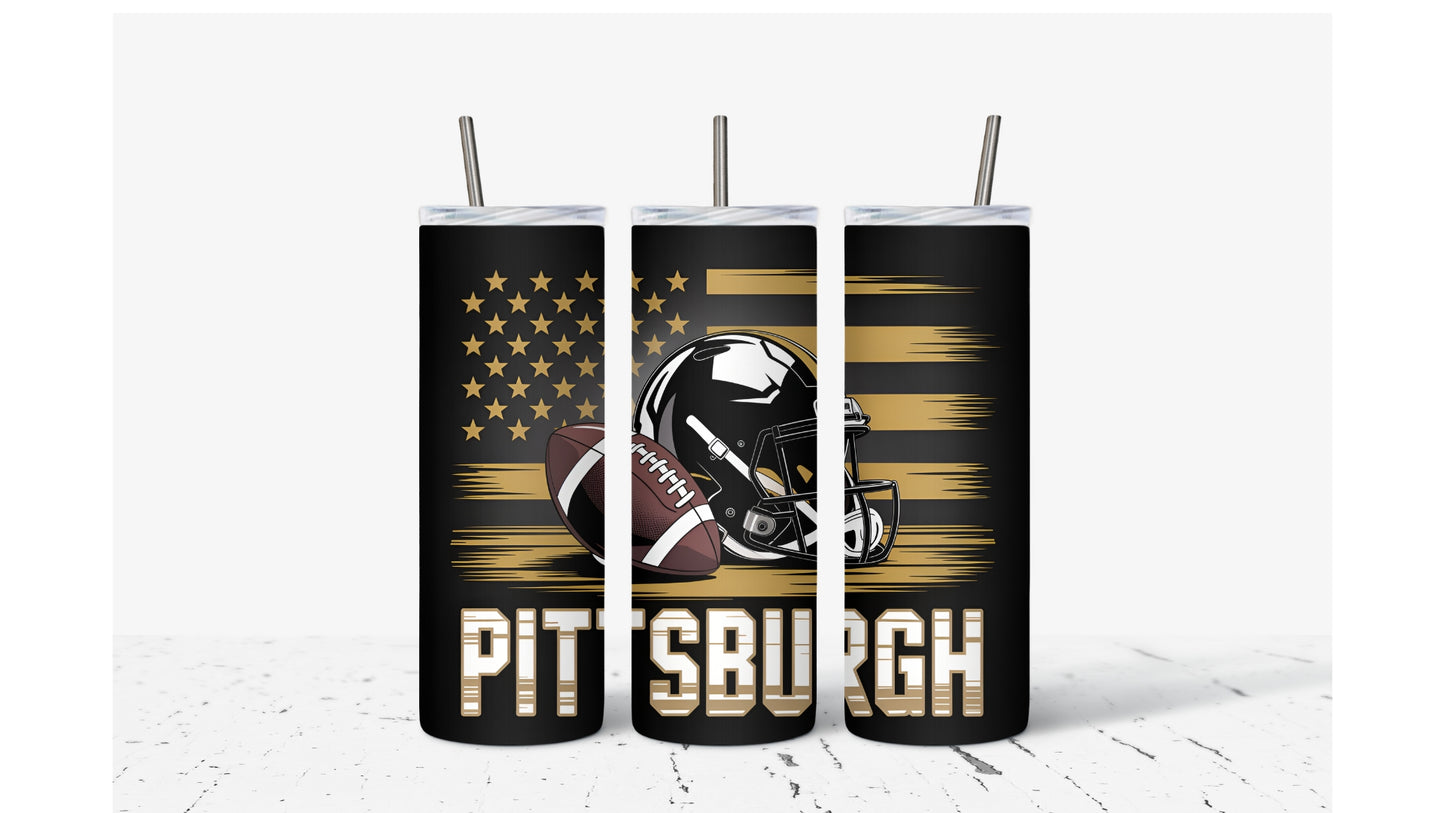 Pittsburg Helmet Tumbler