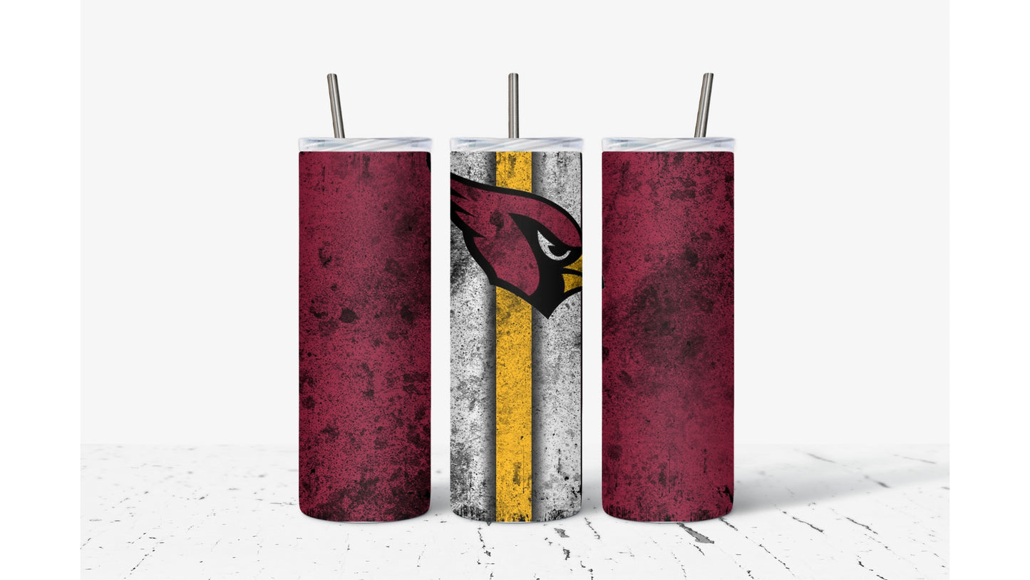 Cardinals Smudged Tumbler