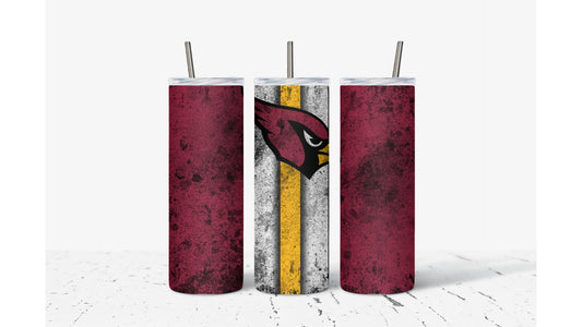 Cardinals Smudged Tumbler