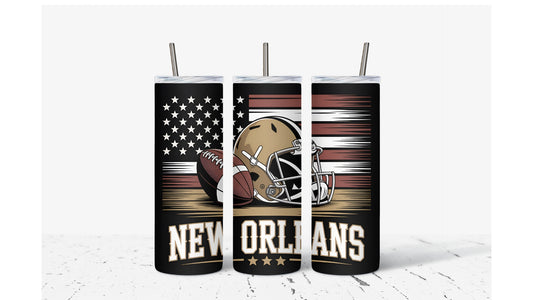 New Orleans Helmet Tumbler