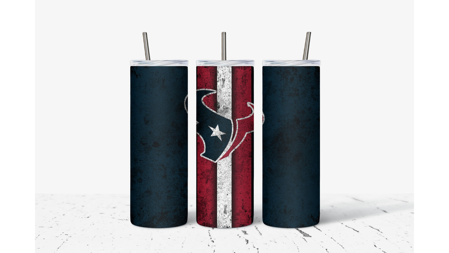 Texans Smudged Tumbler