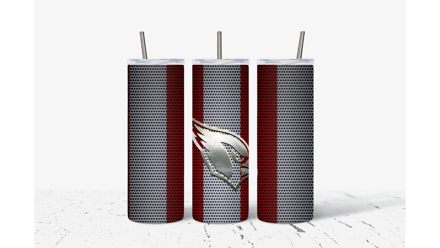 Cardinals Grey Tumbler