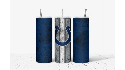 Colts  Smudged Tumbler