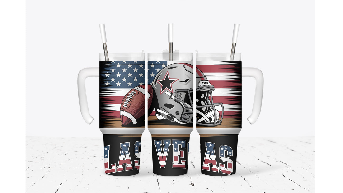 Las Vegas Helmet Tumbler