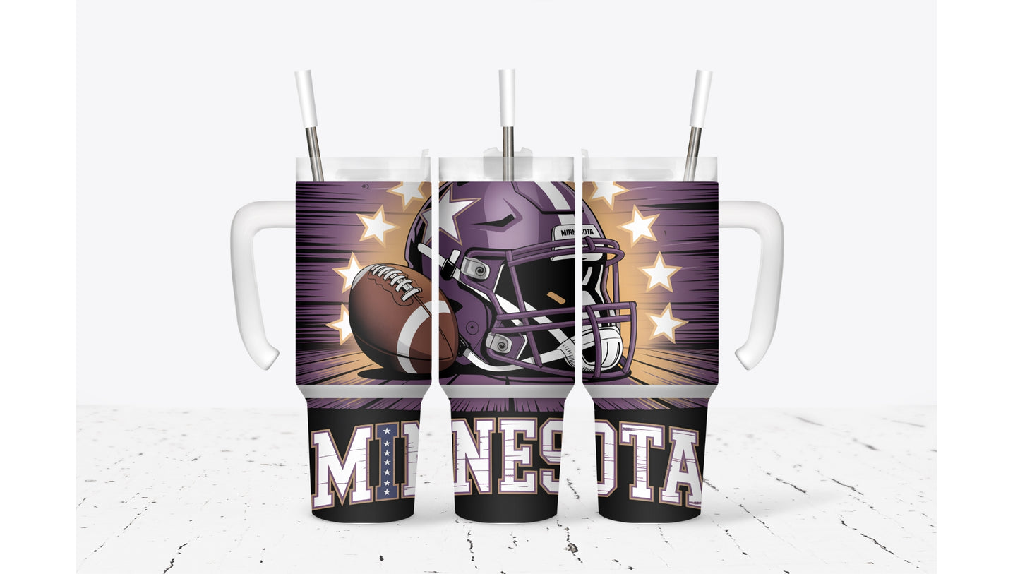 Minnesota Helmet Tumbler