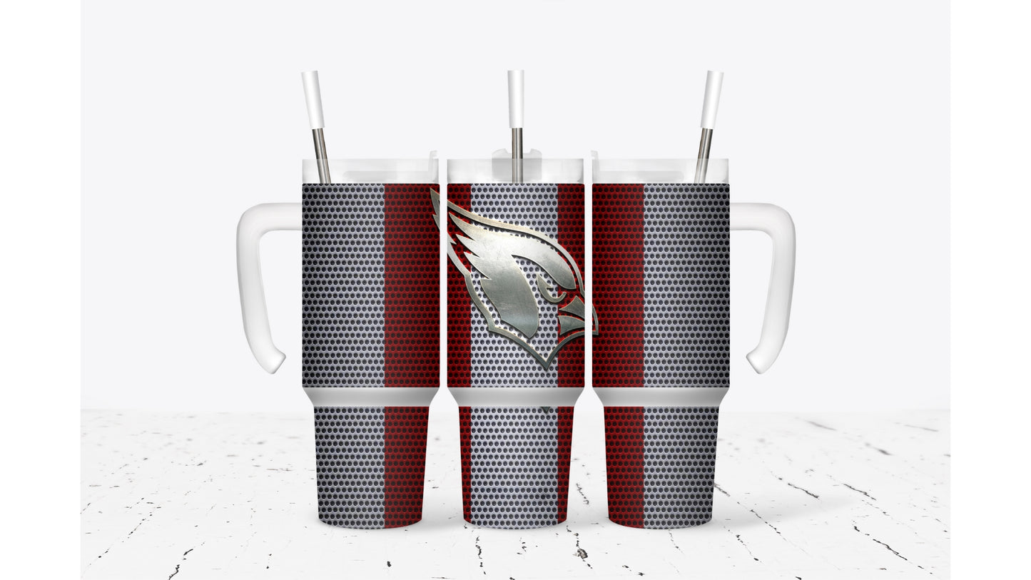 Cardinals Grey Tumbler