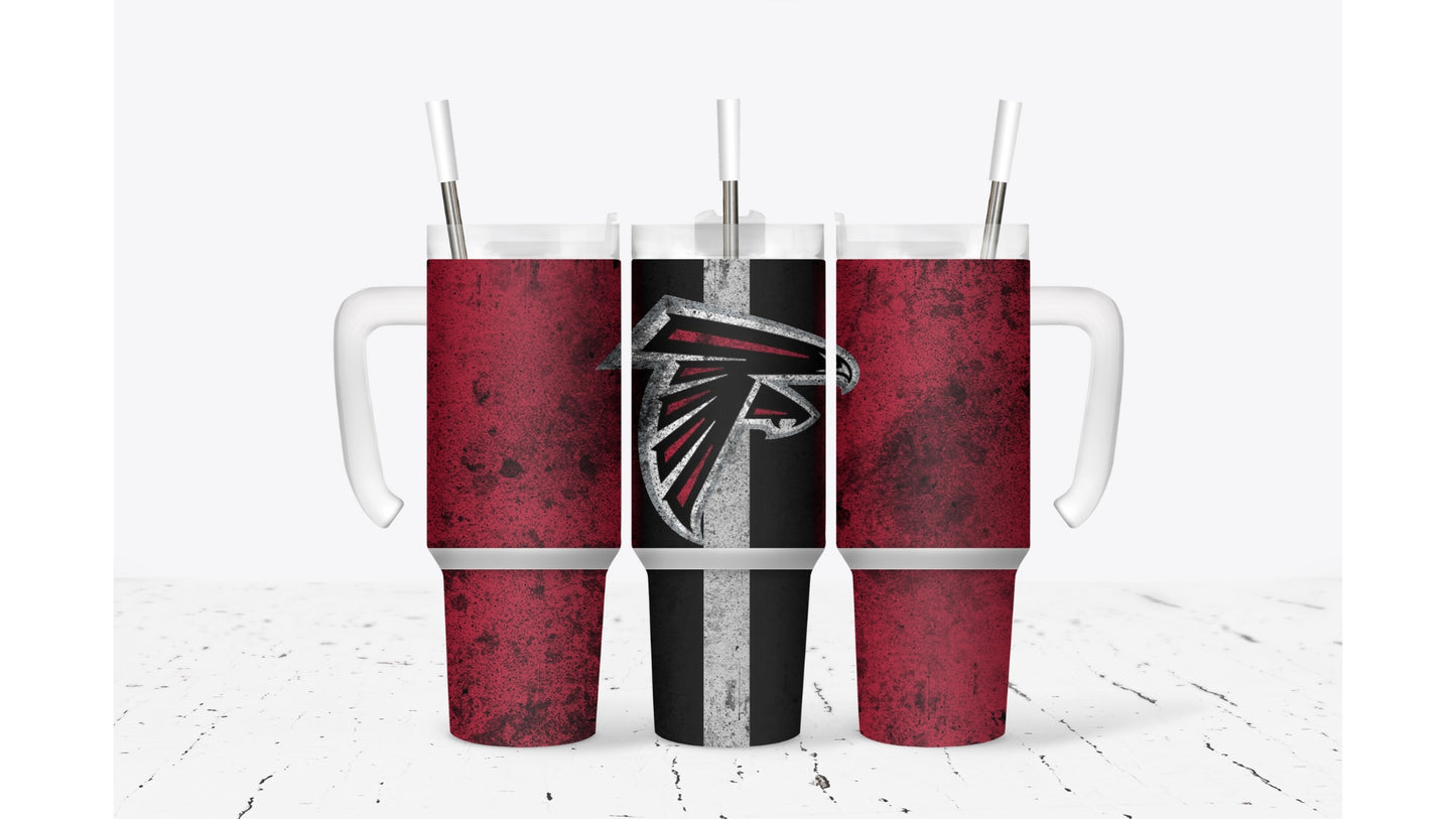 Falcons Smudged Tumbler