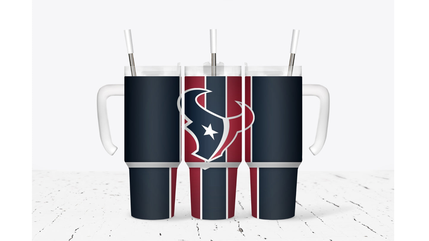 Texans Stripe Tumbler