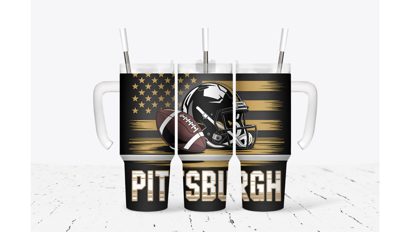 Pittsburg Helmet Tumbler