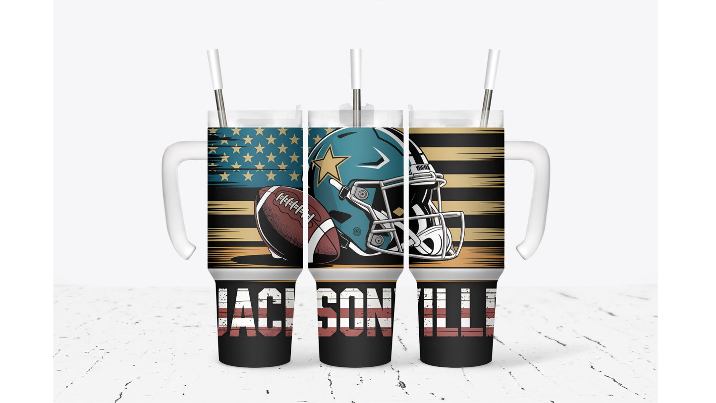 Jacksonville Helmet Tumbler