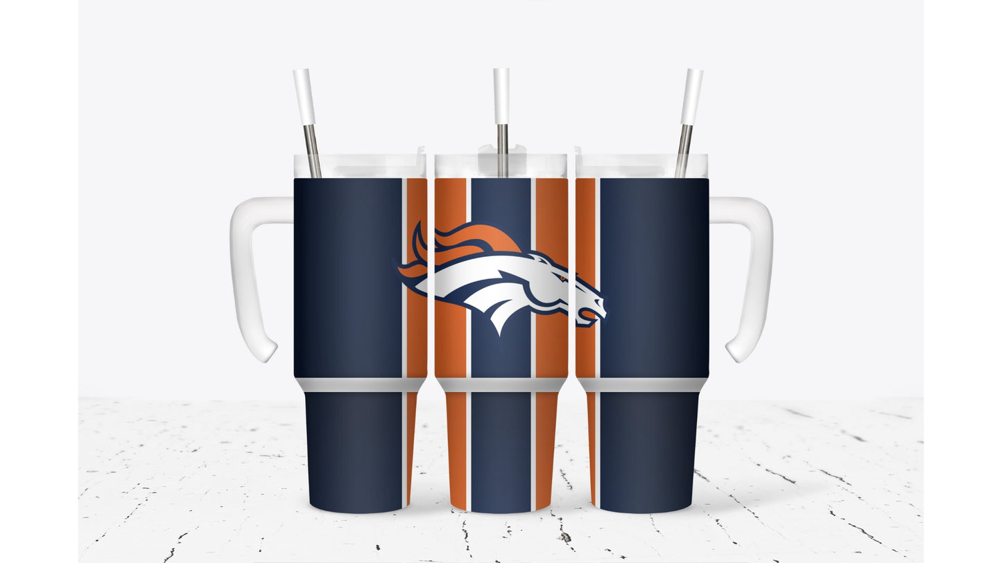 Broncos Dark Tumbler