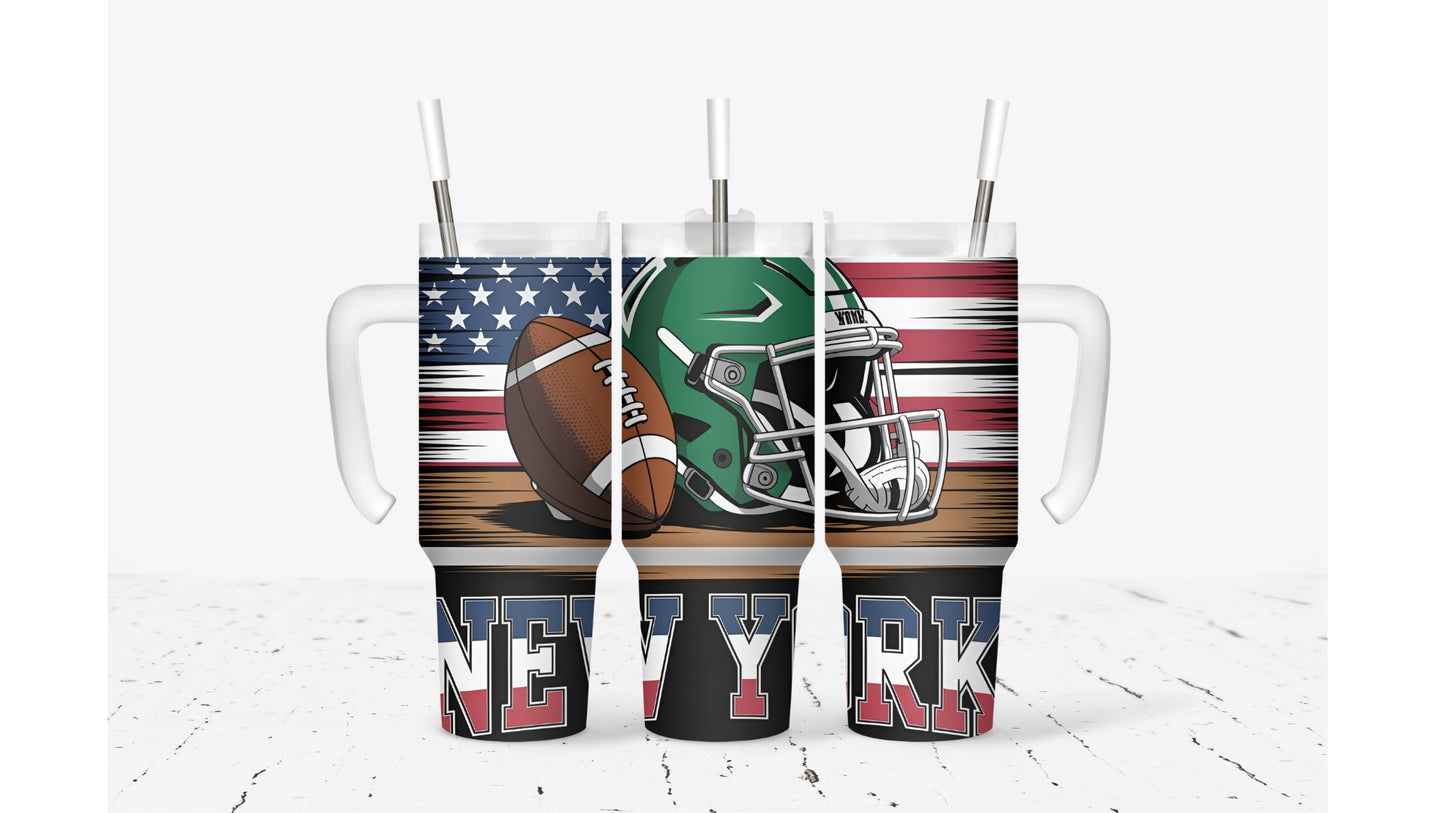 NY Helmet Tumbler