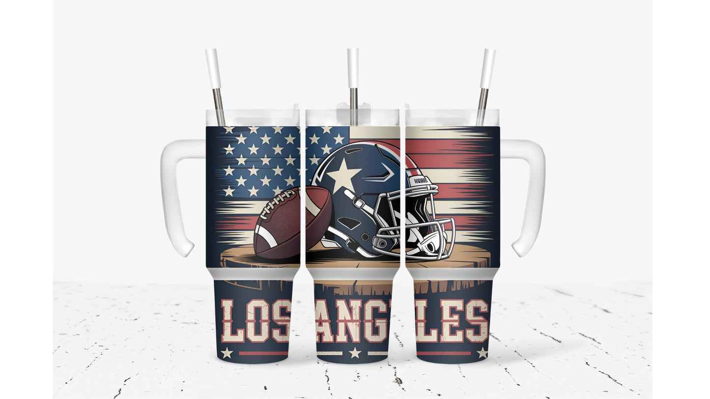 Los Angeles Helmet Tumbler