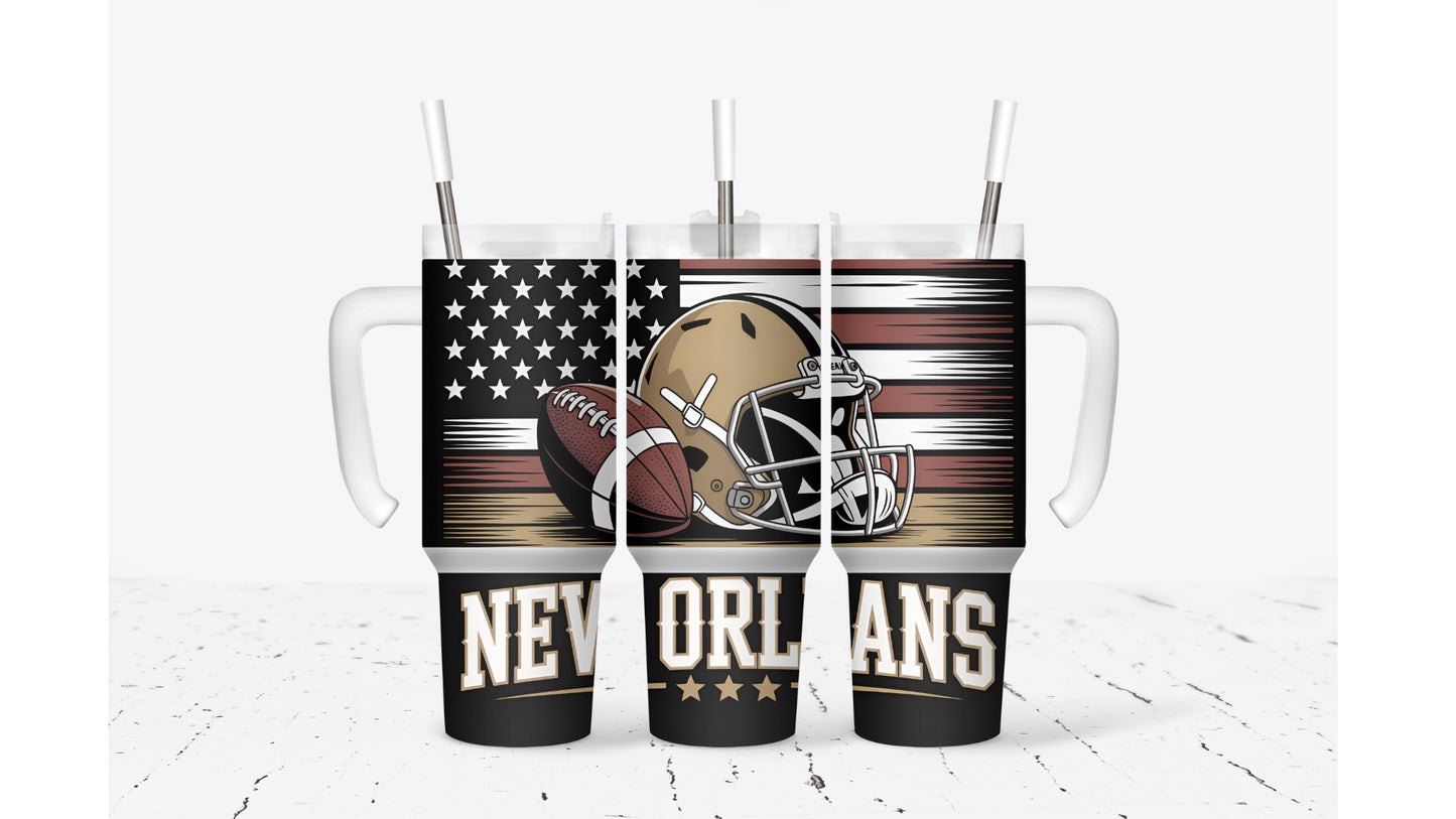 New Orleans Helmet Tumbler