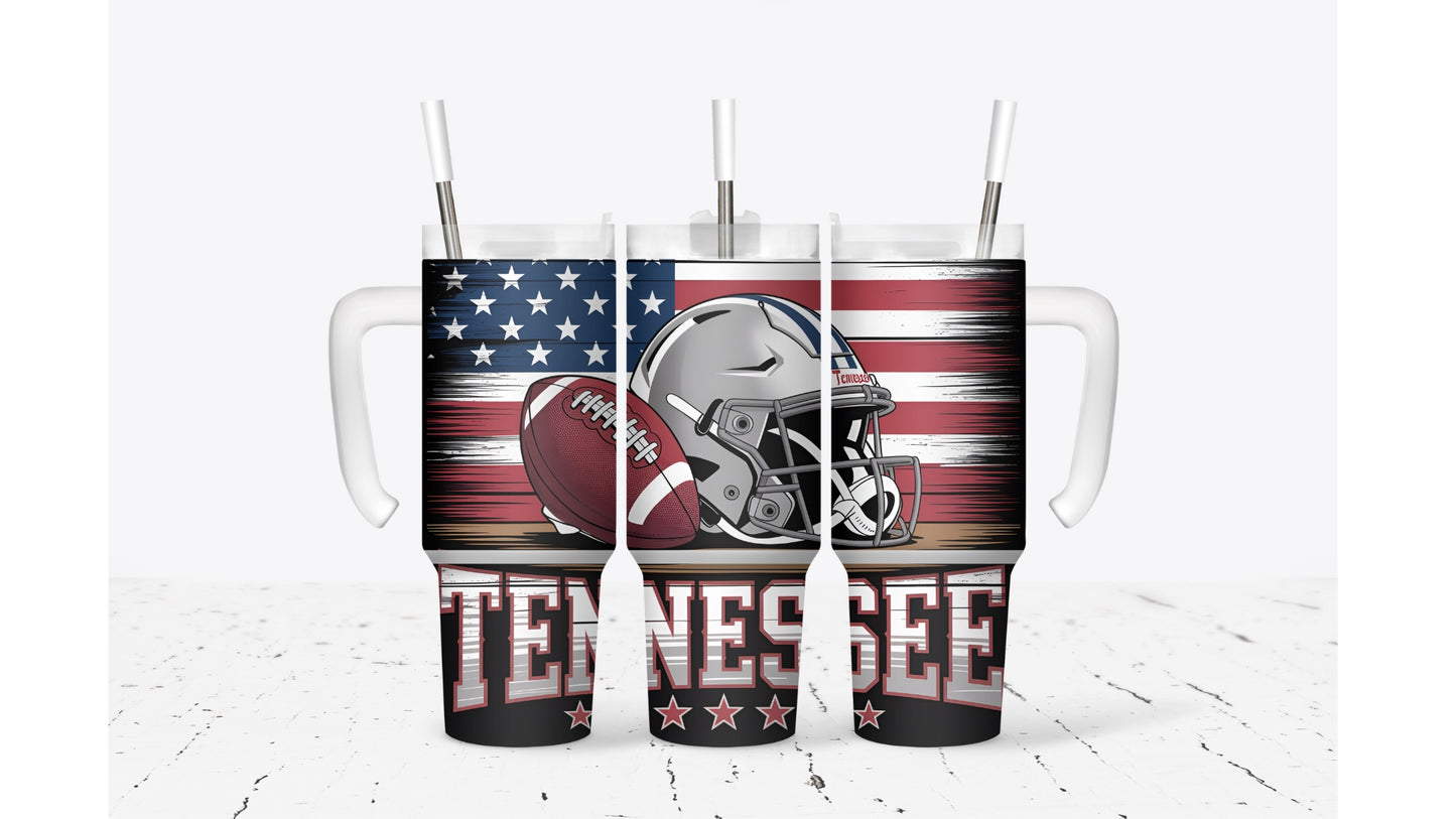Tennessee Helmet Tumbler