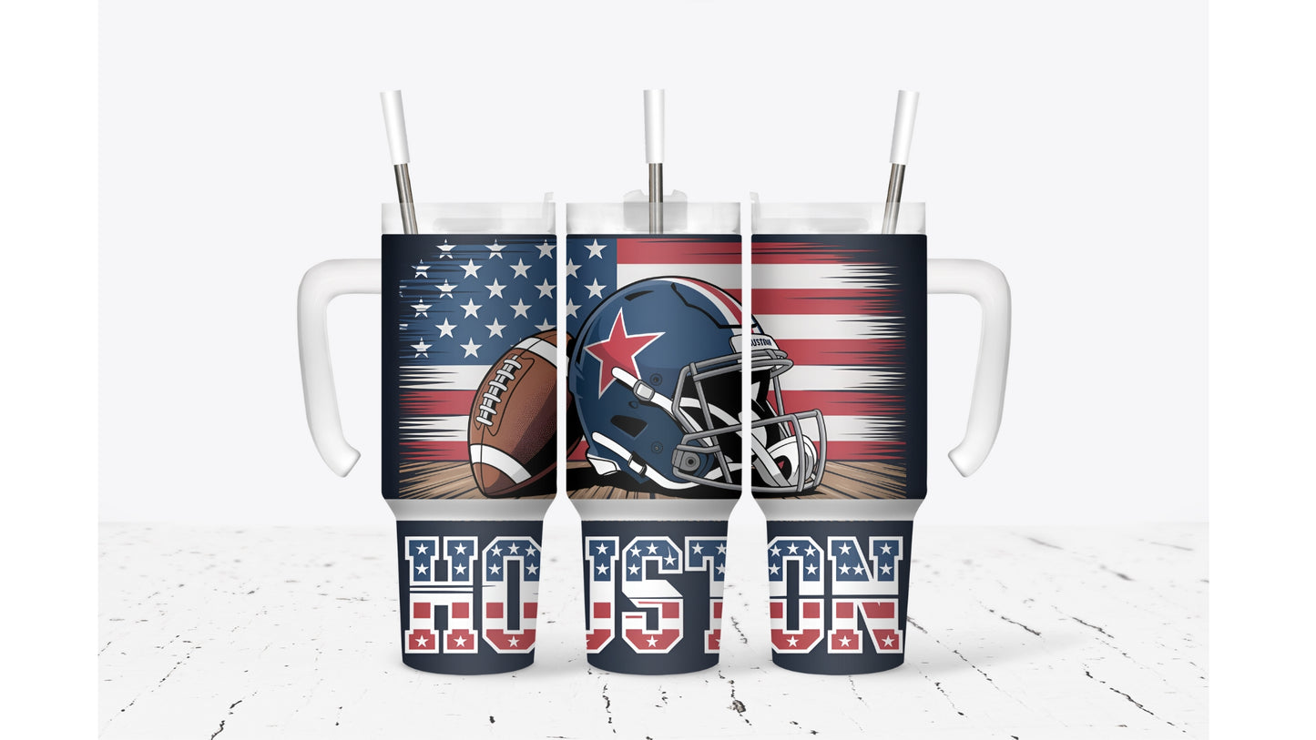 Houston Helmet Tumbler