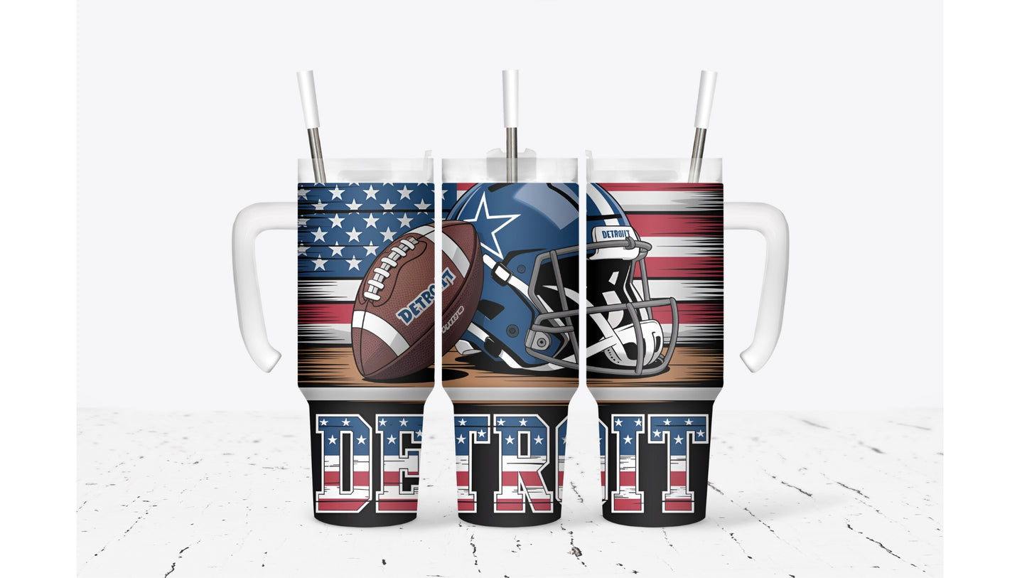 Detroit Helmet Tumbler