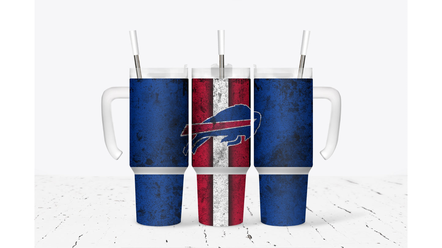 Bills Smudged Tumbler